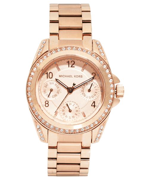 michael kors blair rose gold watch|blair mini rose gold.